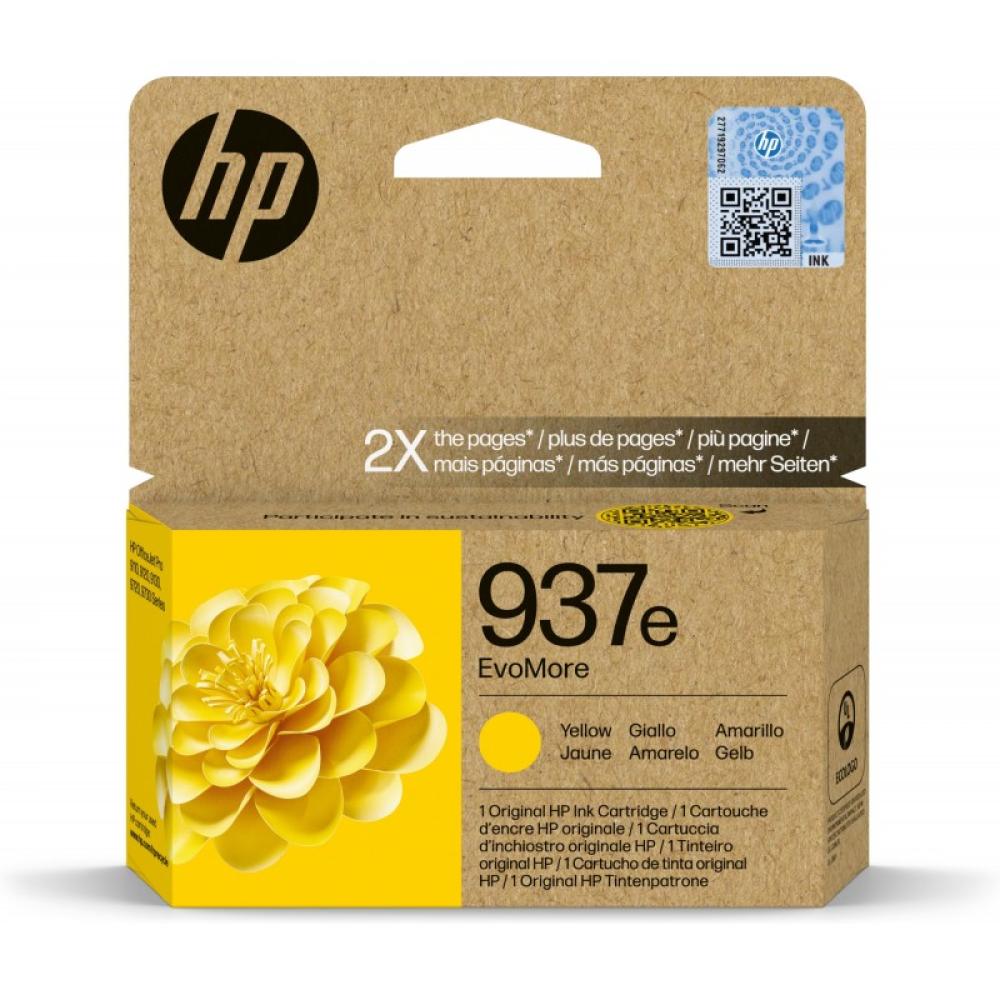 HP - Cartucho de Tinta Original EvoMore 937e amarilla