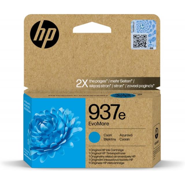 HP - Cartucho de Tinta Original EvoMore 937e cian