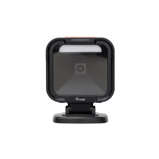 Equip - 351028 lector de código de barras Lector de códigos de barras fijo 1D/2D LED Negro