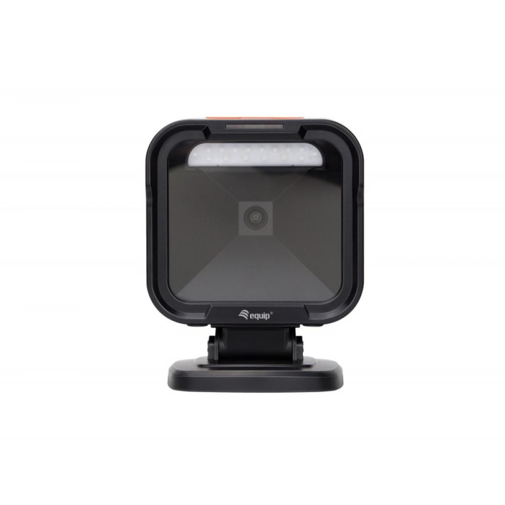 Equip - 351028 lector de código de barras Lector de códigos de barras fijo 1D/2D LED Negro