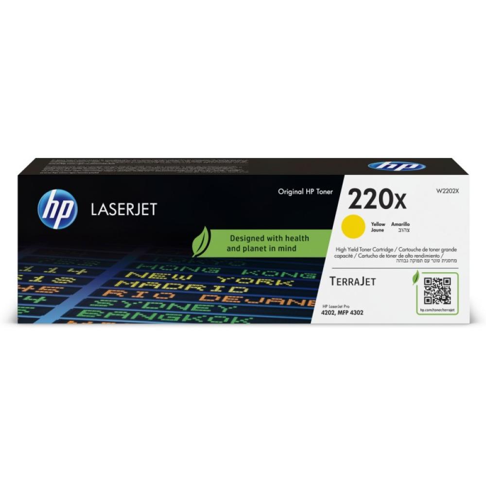 HP - Cartucho de tóner Original LaserJet 220X amarillo