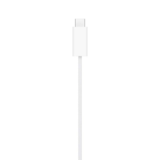 Apple - MT0H3TY/A cargador de dispositivo móvil Reloj inteligente Blanco USB Cargador inalámbrico Carga rápida Interior