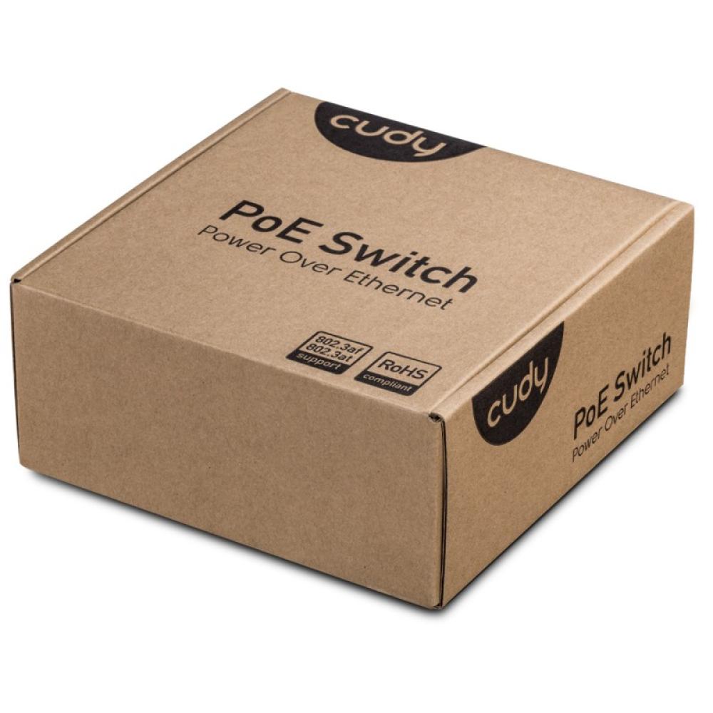 Cudy - GS1005P switch Gigabit Ethernet (10/100/1000) Energía sobre Ethernet (PoE) Gris
