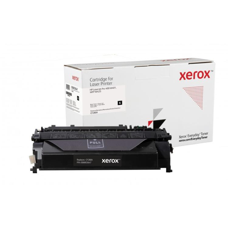 Xerox - Everyday Toner Everyday™Negro di Xerox compatibile con HP 80X (CF280X), Capacidad alta - 006R03647