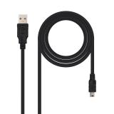 Nanocable - CABLE USB 2.0, TIPO A/M-MINI USB 5PIN/M, 1.0 M