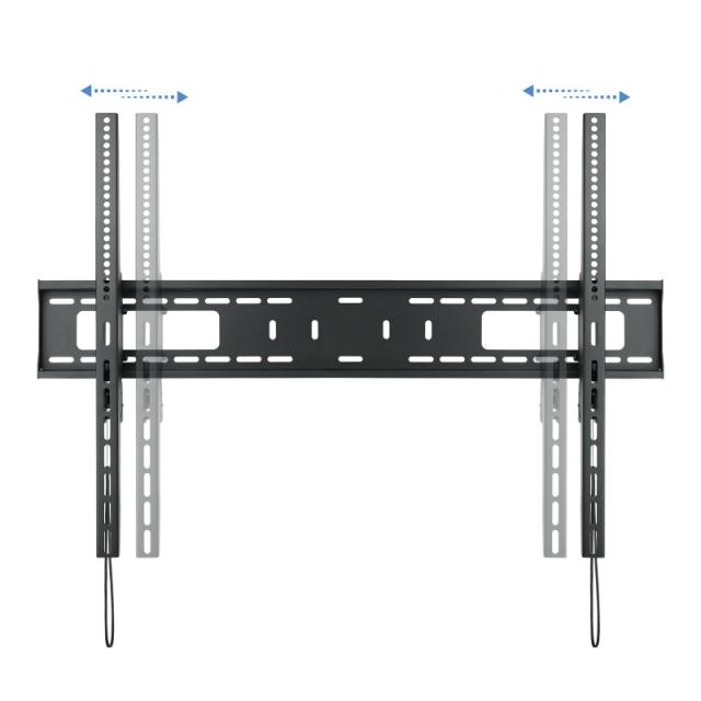 TooQ - Soporte de Pared Inclinable para Monitor / TV LCD, Plasma de 60-100, Negro