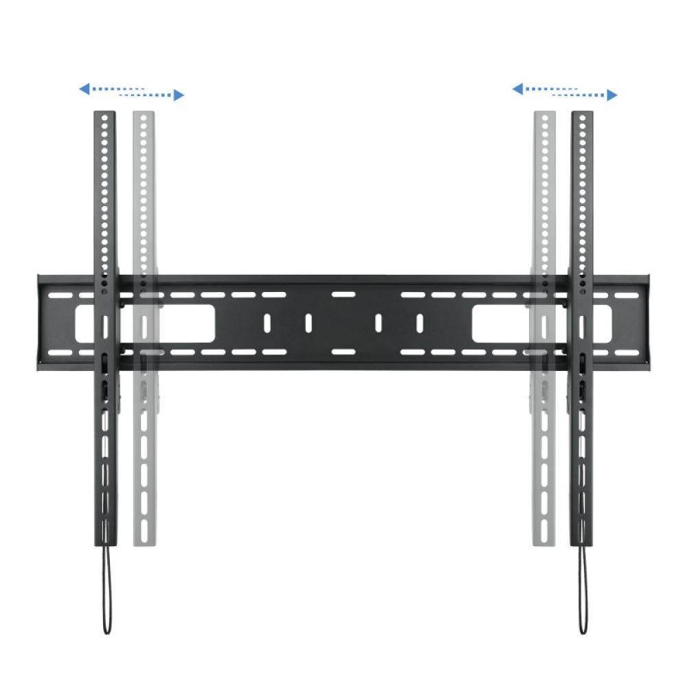 TooQ - Soporte de Pared Inclinable para Monitor / TV LCD, Plasma de 60-100, Negro