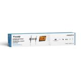 TooQ - Soporte de Pared Inclinable para Monitor / TV LCD, Plasma de 60-100, Negro