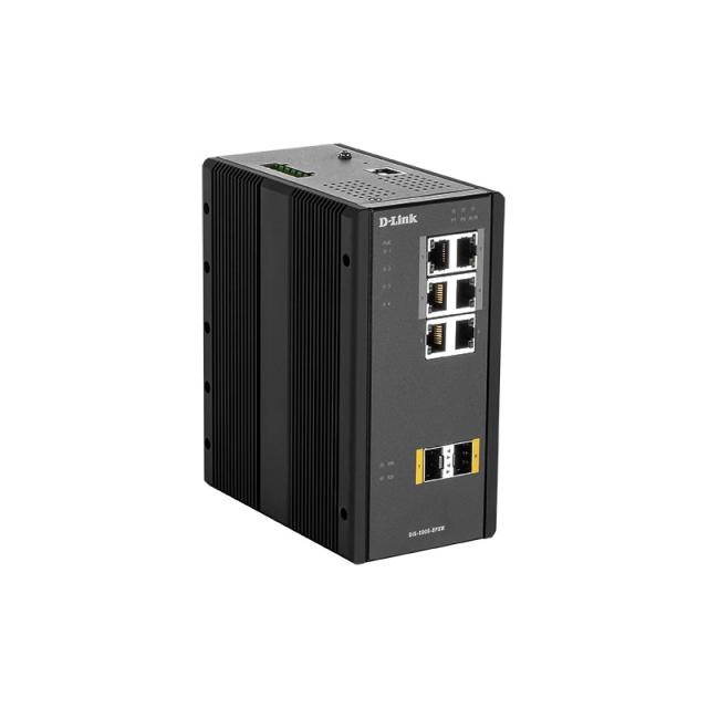 D-Link - DIS-300G-8PSW Gestionado L2 Gigabit Ethernet (10/100/1000) Energía sobre Ethernet (PoE) Negro