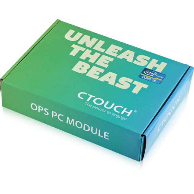 CTOUCH - OPS 2,1 GHz Windows 10 IoT Enterprise 800 g Negro i3-8145U