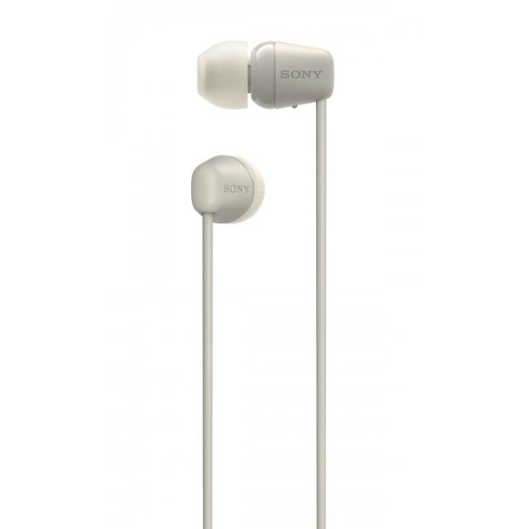 Sony - WI-C100 Auriculares Inalámbrico Dentro de oído Llamadas/Música Bluetooth Beige