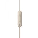 Sony - WI-C100 Auriculares Inalámbrico Dentro de oído Llamadas/Música Bluetooth Beige