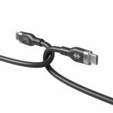 HYPER - HJ4002BKGL cable USB USB 2.0 2 m USB C Negro