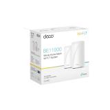 TP-Link - Deco BE65 Tribanda (2.4 GHz / 5 GHz / 6 GHz) Wi-Fi 7 (802.11be) Blanco 4 Interno - DECO BE65(2-PACK)
