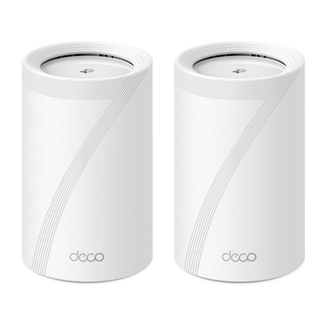 TP-Link - Deco BE65 Tribanda (2.4 GHz / 5 GHz / 6 GHz) Wi-Fi 7 (802.11be) Blanco 4 Interno - DECO BE65(2-PACK)