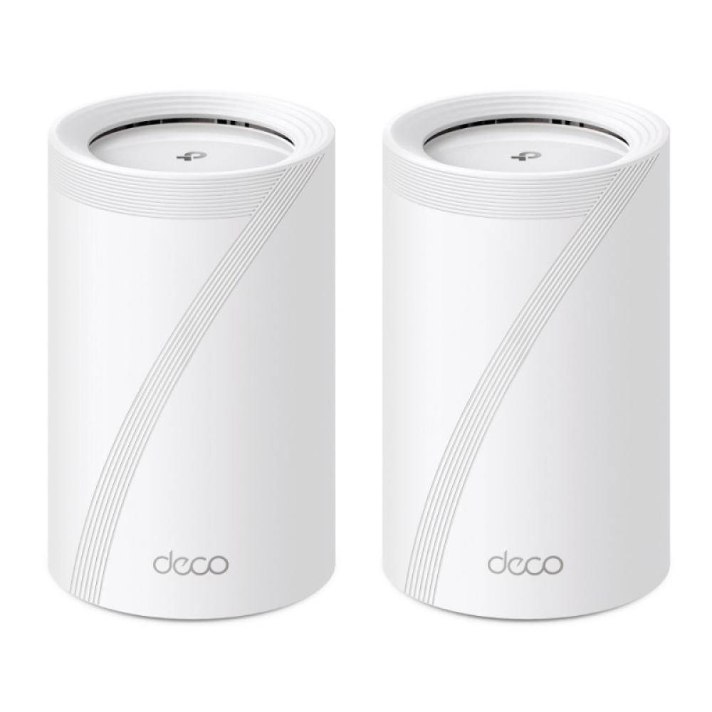 TP-Link - Deco BE65 Tribanda (2.4 GHz / 5 GHz / 6 GHz) Wi-Fi 7 (802.11be) Blanco 4 Interno - DECO BE65(2-PACK)