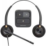 HP Poly - Auriculares binaurales Poly EncorePro 520 con desconexión rápida