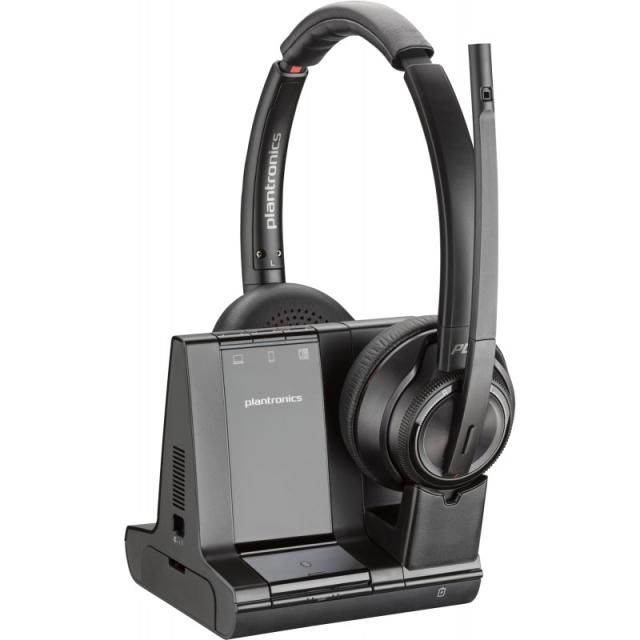 HP Poly - Auriculares Poly Savi 8220 UC con certificación Microsoft Teams DECT 1880-1900 MHz USB-A