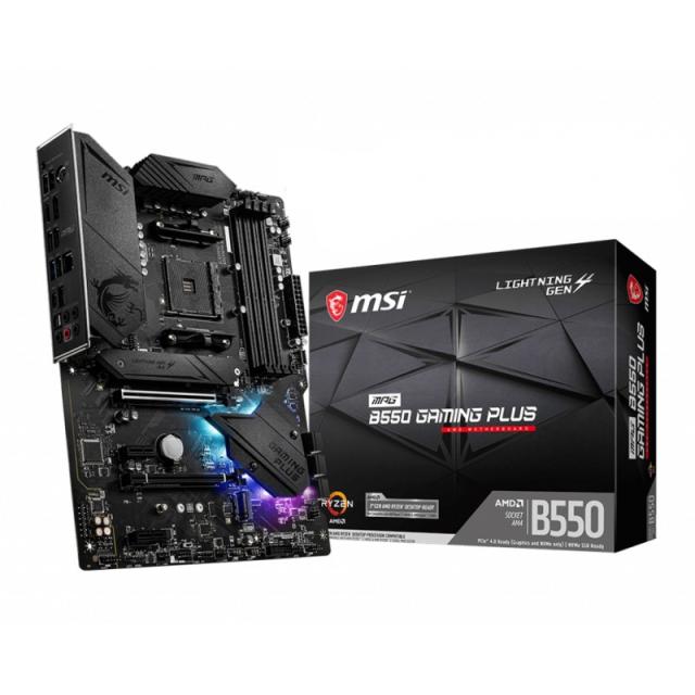 MSI - MPG B550 Gaming Plus AMD B550 Zócalo AM4 ATX