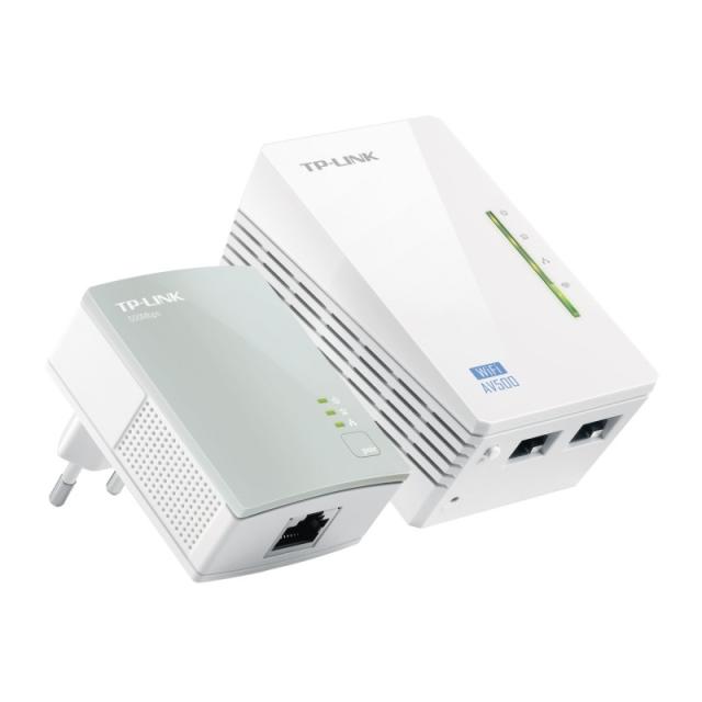 TP-Link - TL-WPA4220 KIT adaptador de red PowerLine 300 Mbit/s Ethernet Wifi Blanco 1 pieza(s)