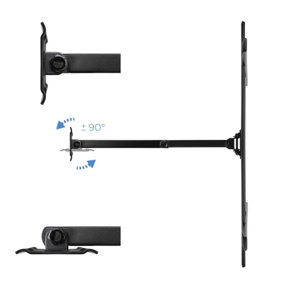 TooQ - SOPORTE GIRATORIO E INCLINABLE PARA MONITOR / TV LCD, PLASMA DE 37-70, NEGRO - LP6070TN-B