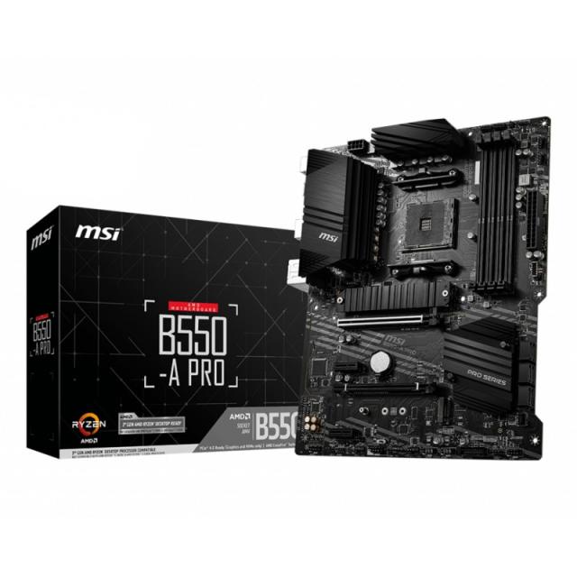 MSI - B550-A PRO placa base AMD B550 Zócalo AM4 ATX
