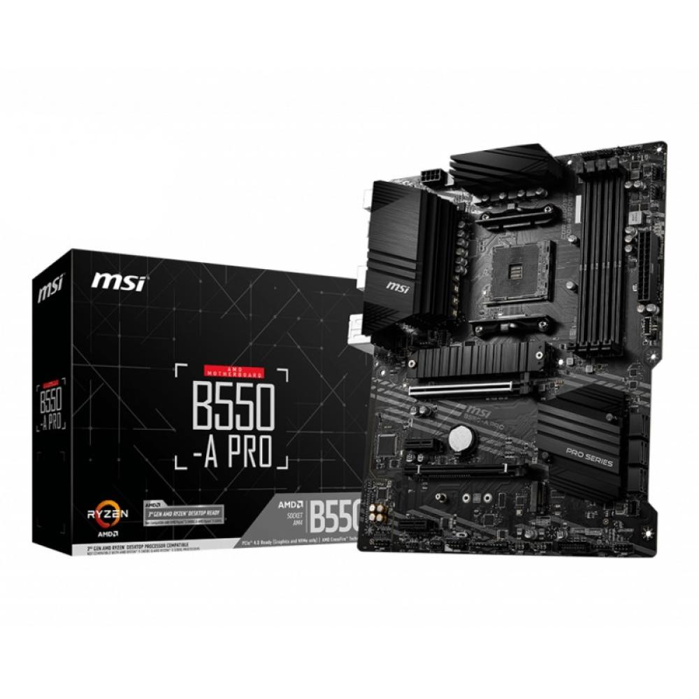 MSI - B550-A PRO placa base AMD B550 Zócalo AM4 ATX