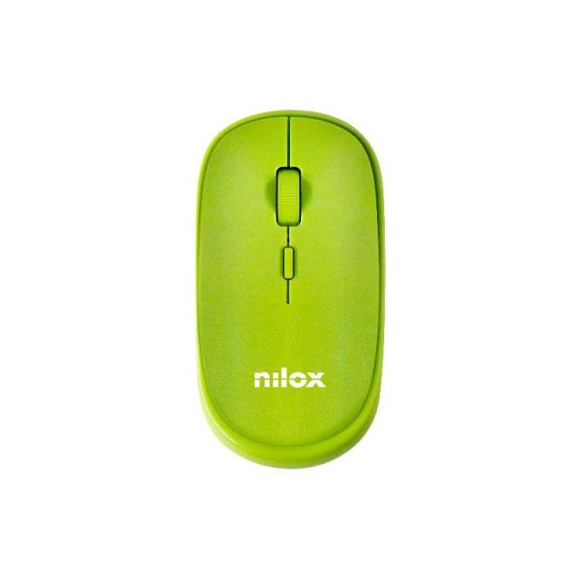 Nilox - RATÓN WIRELESS VERDE