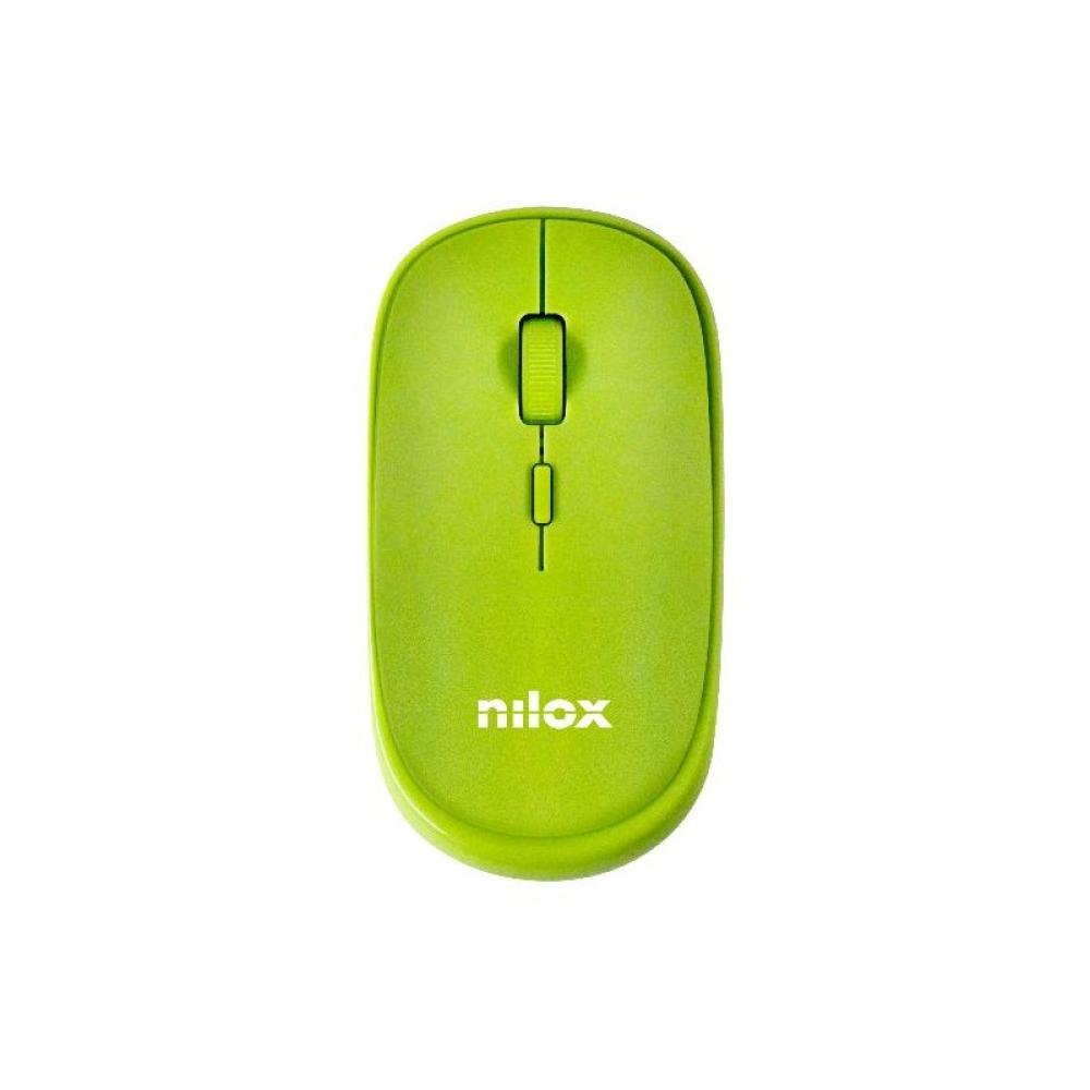 Nilox - RATÓN WIRELESS VERDE