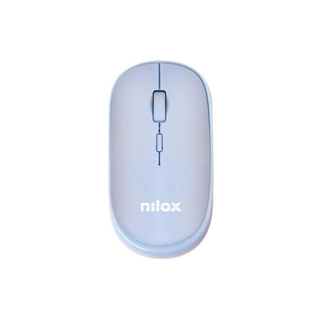 Nilox - RATÓN WIRELESS LIGHT AZUL