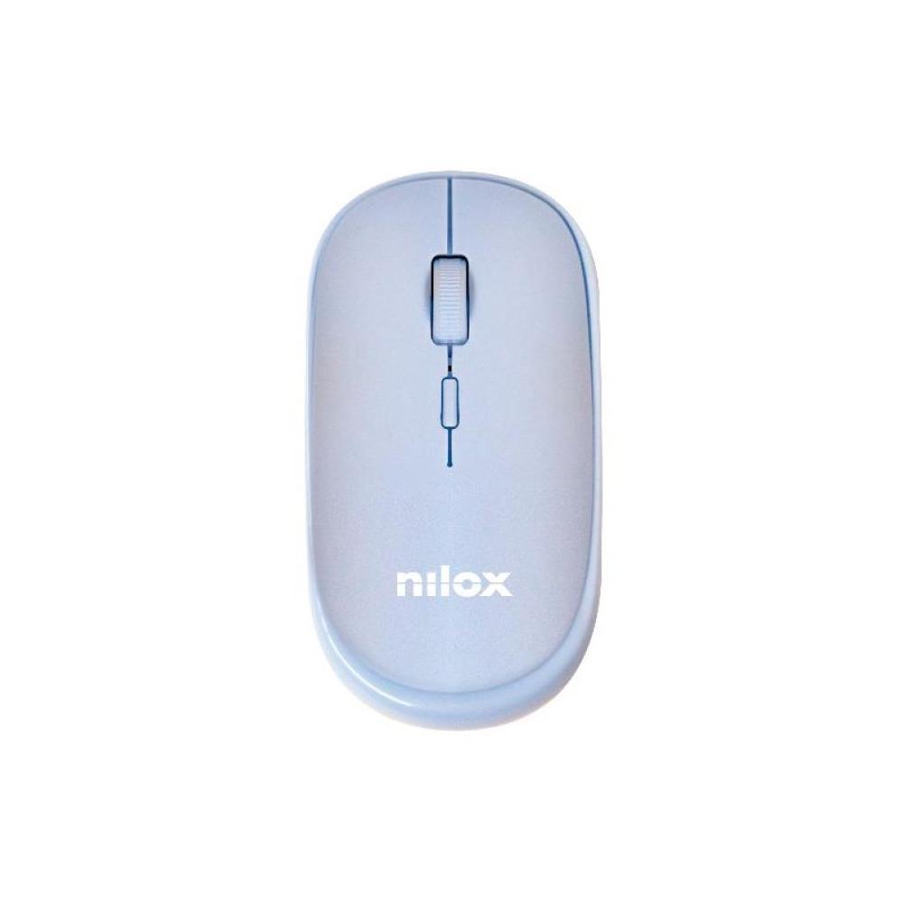 Nilox - RATÓN WIRELESS LIGHT AZUL