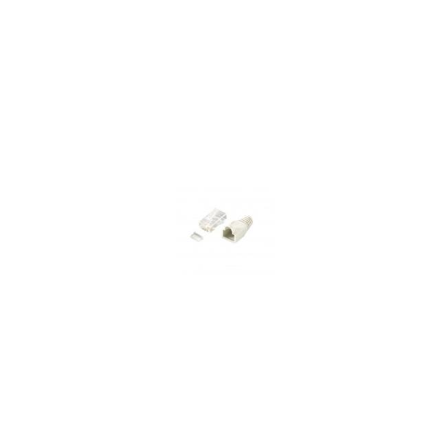 Equip - 121175 conector RJ-45 Transparente, Blanco