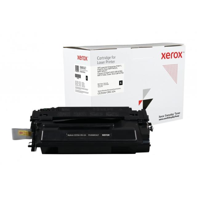 Xerox - Everyday Toner Everyday™Negro di Xerox compatibile con HP 55A (CE255A), Capacidad estándar