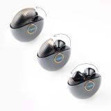 TooQ - Snail Auriculares Inalámbricos + Micrófono Bluetooth con Estuche de Carga, Gris/Negros
