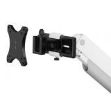 Neomounts - DS65S-950WH2 Brazo de monitor 24-34" - resorte de gas - Topfix - multi ajustable - Tope-a-180°