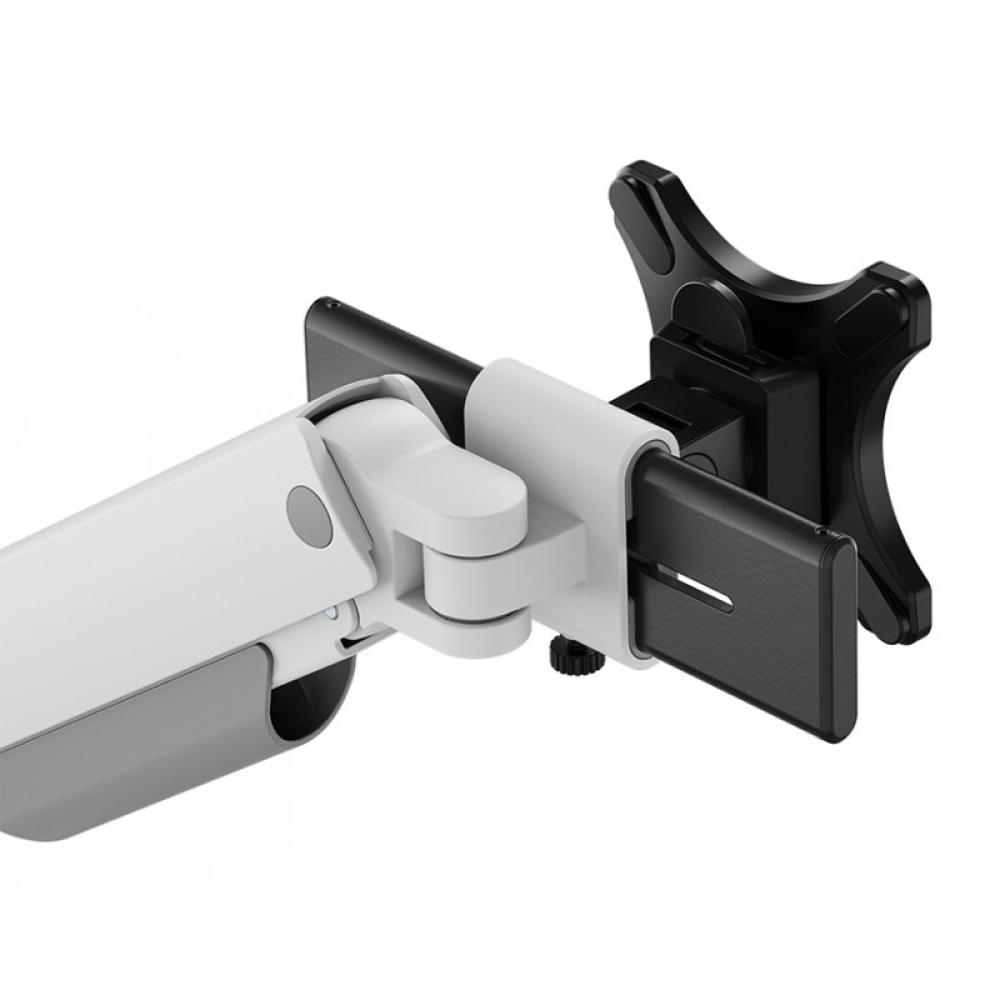 Neomounts - DS65S-950WH2 Brazo de monitor 24-34" - resorte de gas - Topfix - multi ajustable - Tope-a-180°