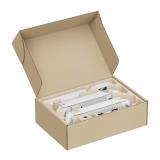 Neomounts - DS65S-950WH2 Brazo de monitor 24-34" - resorte de gas - Topfix - multi ajustable - Tope-a-180°