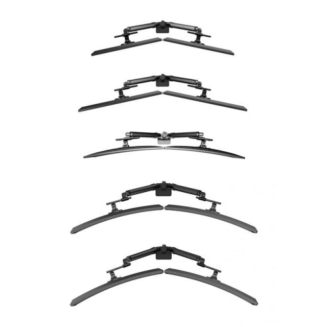 Neomounts - DS65S-950BL2 Brazo de monitor 24-34" - resorte de gas - Topfix - multi ajustable - Tope-a-180°