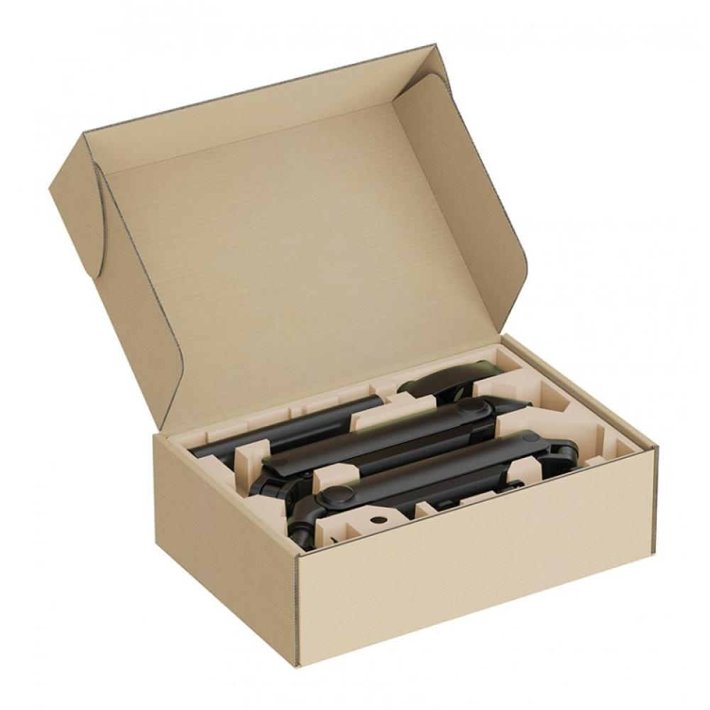 Neomounts - DS65S-950BL2 Brazo de monitor 24-34" - resorte de gas - Topfix - multi ajustable - Tope-a-180°