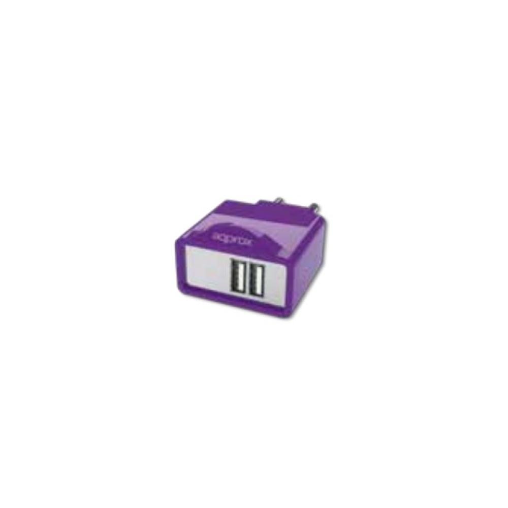 Approx - appUSBWALL21P Universal Púrpura Corriente alterna Interior