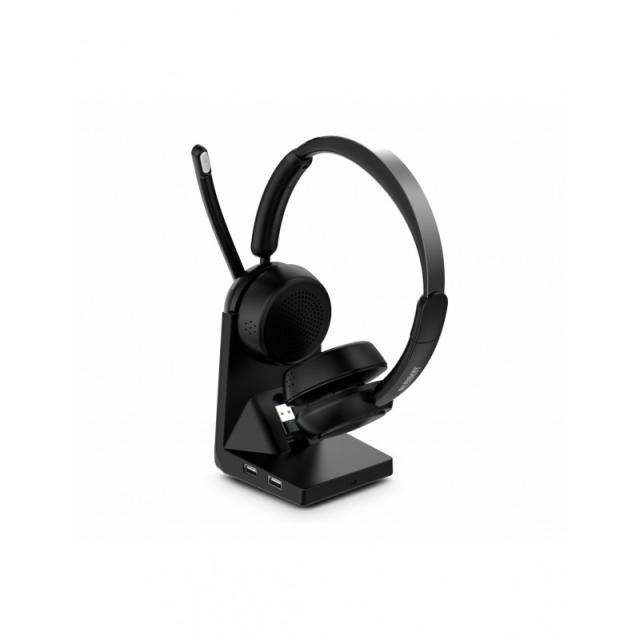 Urban Factory - MOVEE MAX Auriculares Inalámbrico Diadema Juego USB tipo A Bluetooth Base de carga Negro