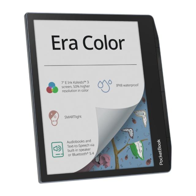 PocketBook - Era Color lectore de e-book Pantalla táctil 32 GB Wifi Negro, Azul claro - PB700K3-1-WW