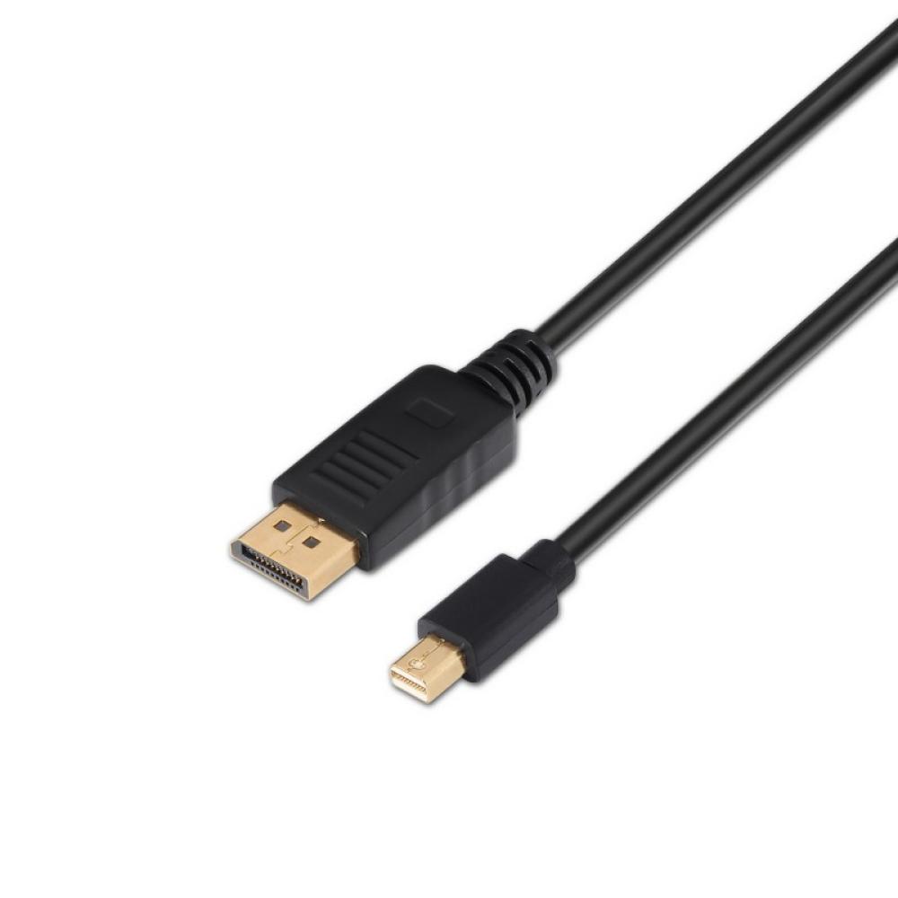AISENS - A124-0131 cable DisplayPort 2 m Mini DisplayPort Negro