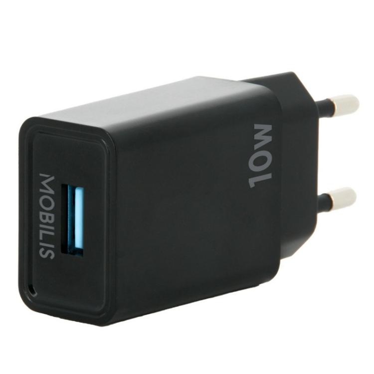Mobilis - Charger 100W 2USB C 1USBA GaN cable 100W Portátil, Smartphone, Tableta Negro Corriente alterna Interior