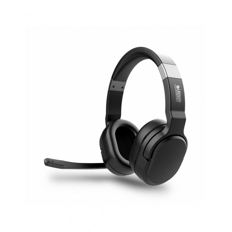 Urban Factory - MOVEE COMFORT Auriculares Inalámbrico Diadema Juego USB Tipo C Bluetooth Negro