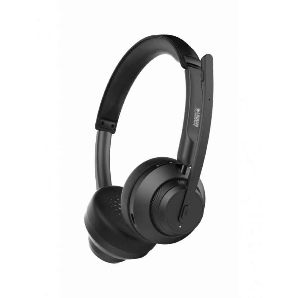 Urban Factory - MOVEE PRO Auriculares Inalámbrico Diadema Juego USB Tipo C Bluetooth Base de carga Negro