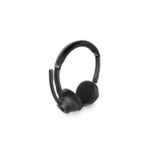 Urban Factory - MOVEE PRO Auriculares Inalámbrico Diadema Juego USB Tipo C Bluetooth Base de carga Negro