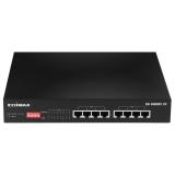 Edimax - GS-1008PL V2 switch Gestionado L2 Gigabit Ethernet (10/100/1000) Energía sobre Ethernet (PoE) 1U Negro