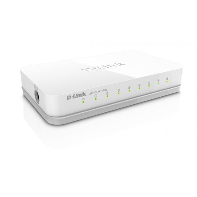 D-Link - GO-SW-8G switch No administrado Blanco