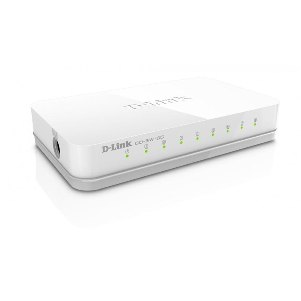 D-Link - GO-SW-8G switch No administrado Blanco